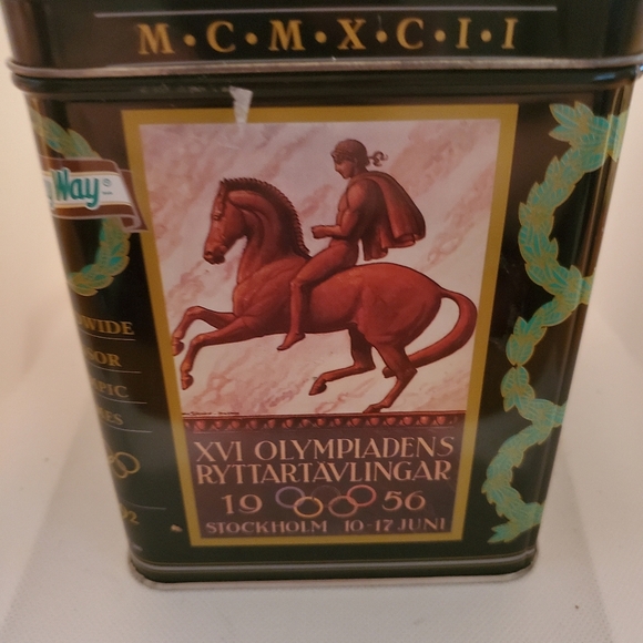 Vintage Mars Milky Way 1992 Olympic Games Collectible Tin Sponsor EMPTY - Picture 5 of 7